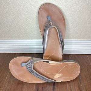Olukai Metallic Sandals